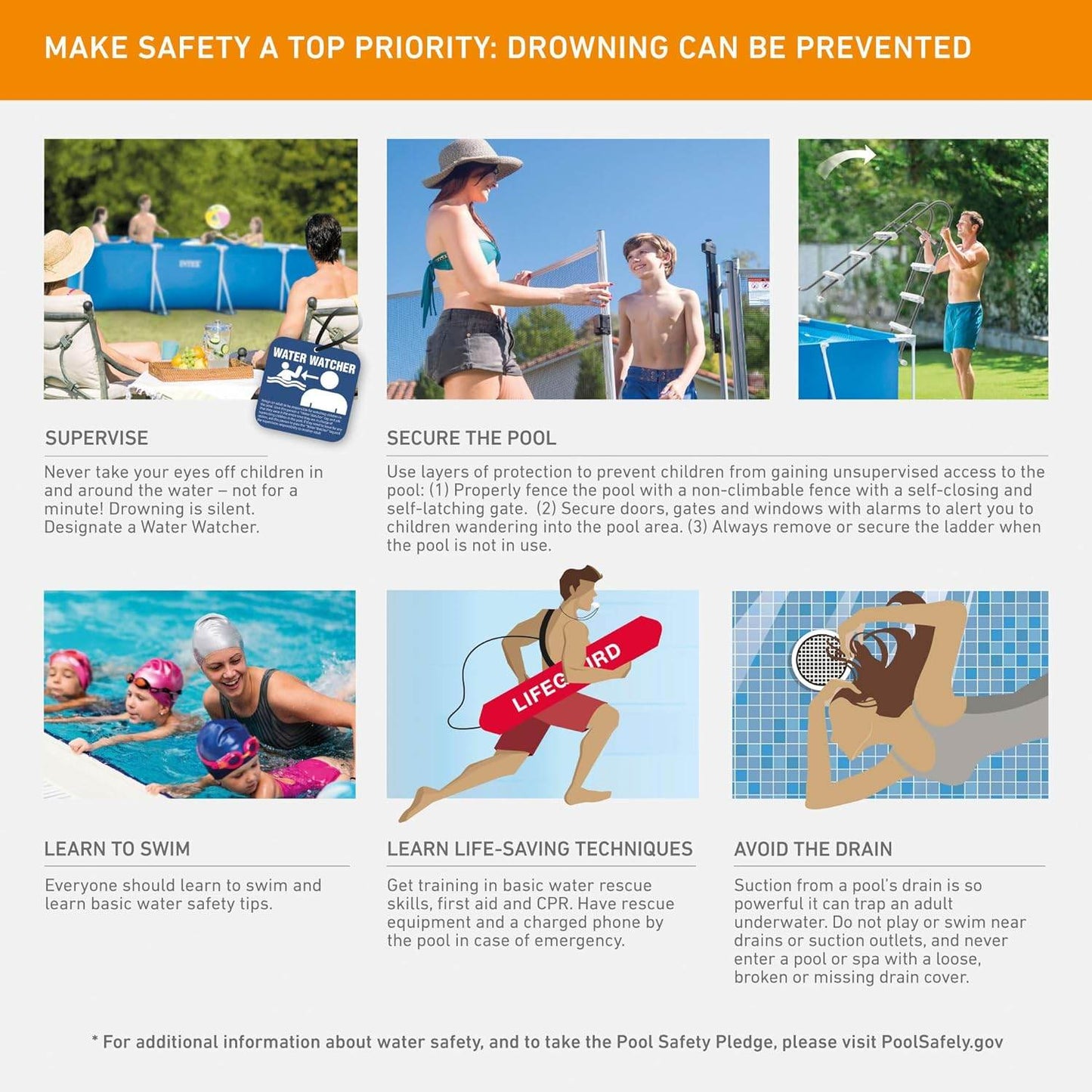 Intex | 28272 Rectangular Frame Pool, Blue - PATOYS