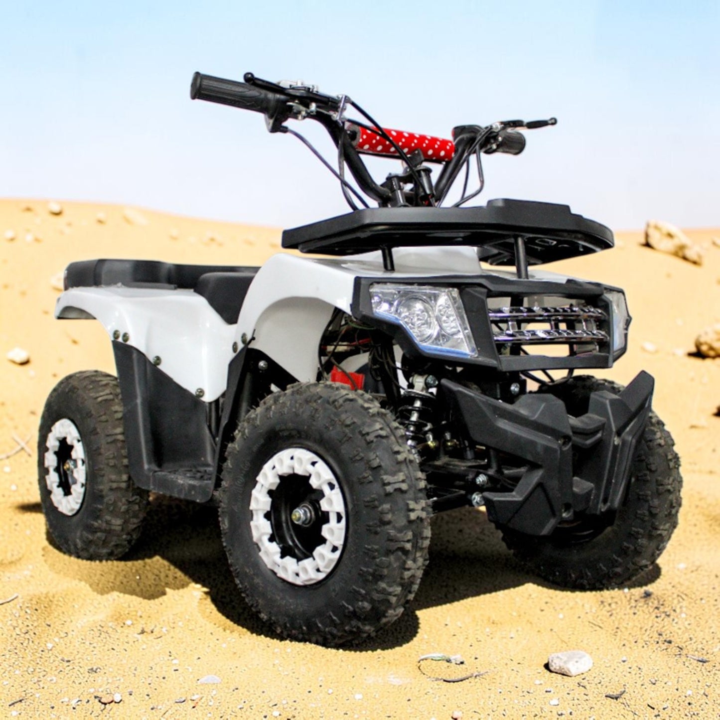 PATOYS | Kids MINI MOUZER ATV 36V/12Ah Battery Operated, Rechargeable ATV Beach Bike For Kids with Front/Rear Disk Brake | Age 7 to 14 Years (Multicolor)