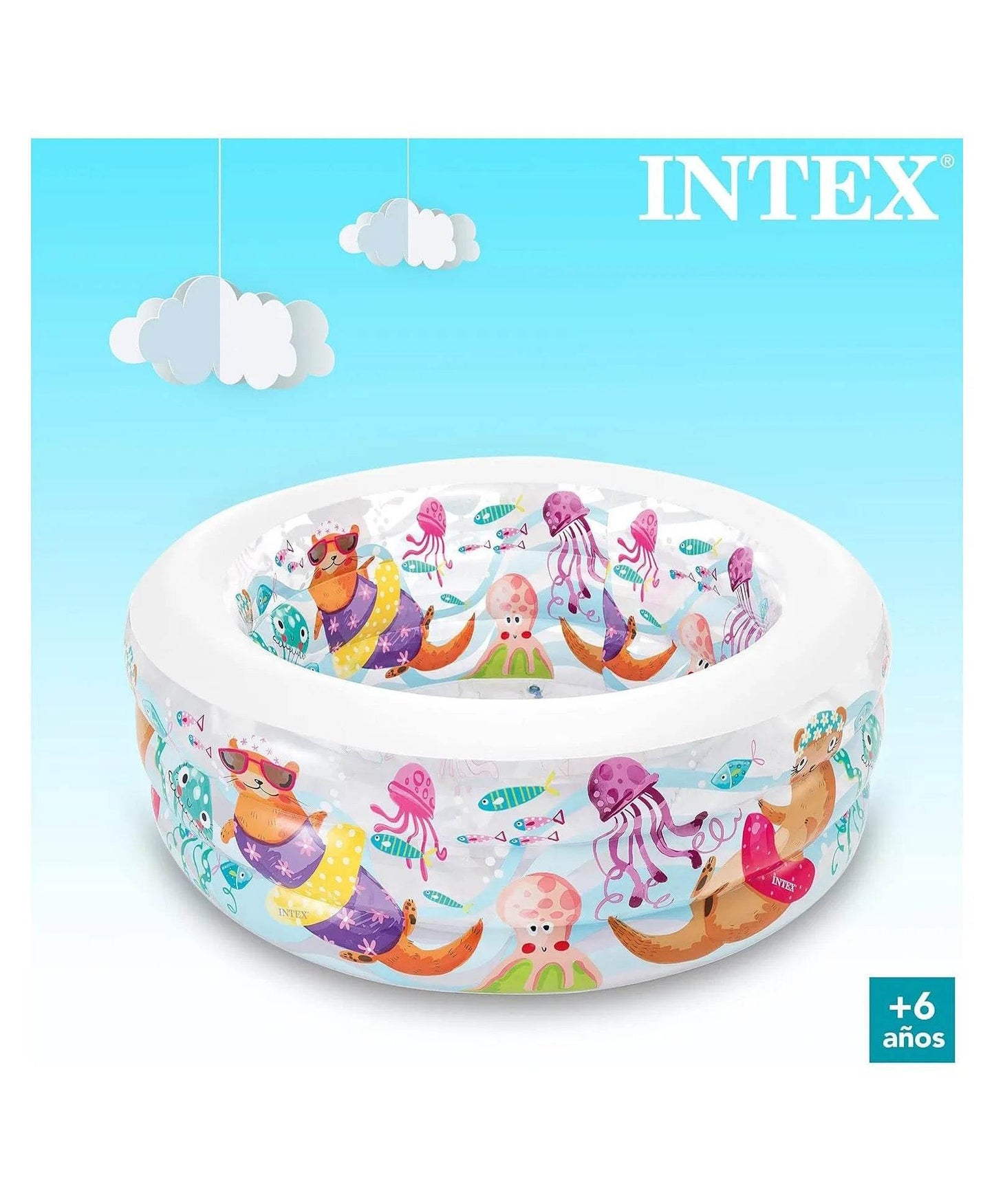 PATOYS | Intex | 58480NP Little Otter Inflatable Kiddie Aquarium Pool - PATOYS