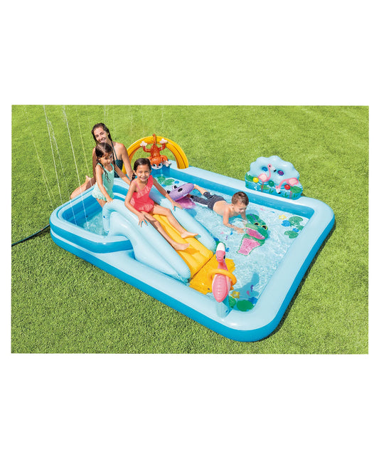 PATOYS | Intex | Jungle Adventure Inflatable Play Center w/ Slide - 57161EP - PATOYS
