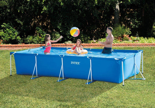 PATOYS | Intex | 28273 Rectangular Frame Pool, Blue - PATOYS