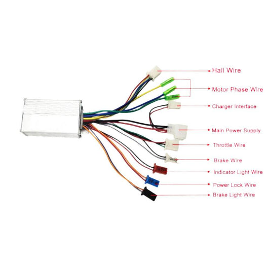 PATOYS | 24V 250W Ebike Motor Controller for Dirt Bike and EV Vehicles - PATOYS