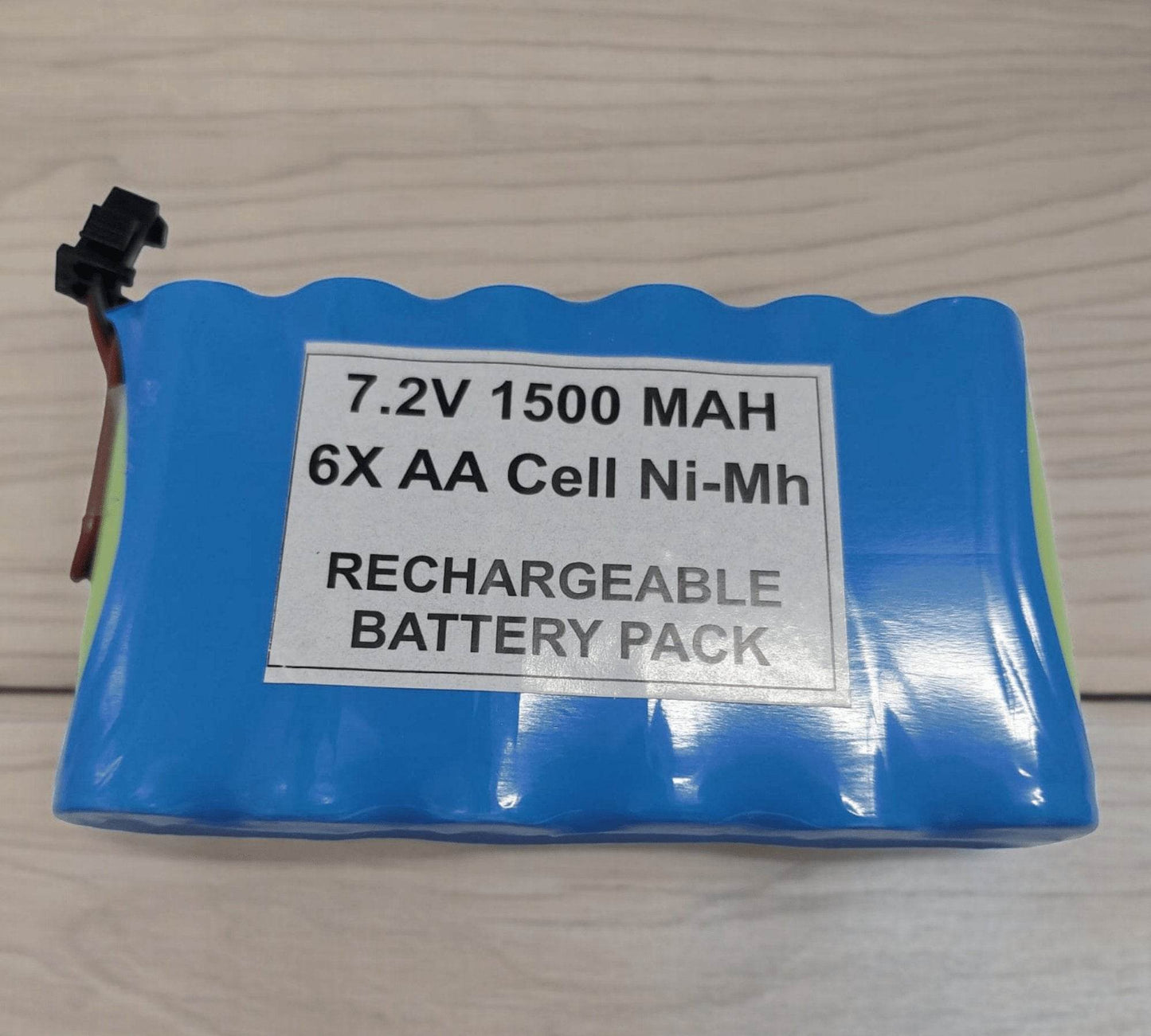 PATOYS | 7.2V 1500 mAh 6X AA Cell Ni-MH Rechargeable Battery Pack - PATOYS