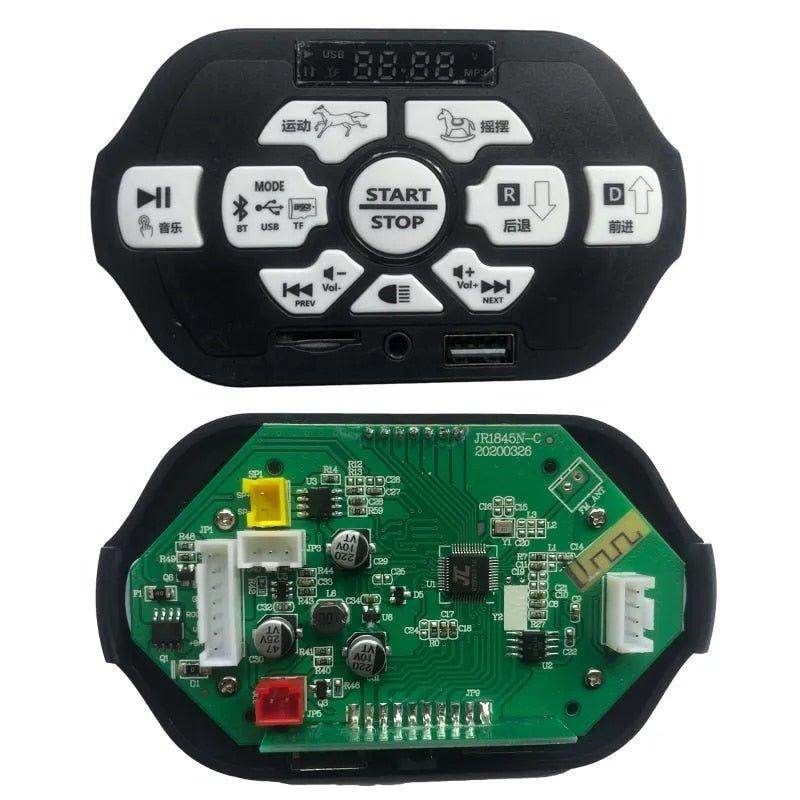 PATOYS | Central panel JR1845N-C-12V for Multi-functional player child riding electric car controller 12V - PATOYS
