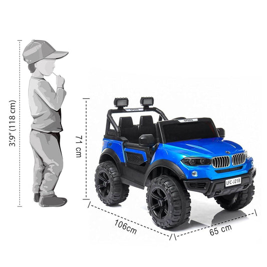 PATOYS | Eleanor Ride on Jeep SUV Car For upto 7 years kids LFC J21BP Speed-888 - PATOYS