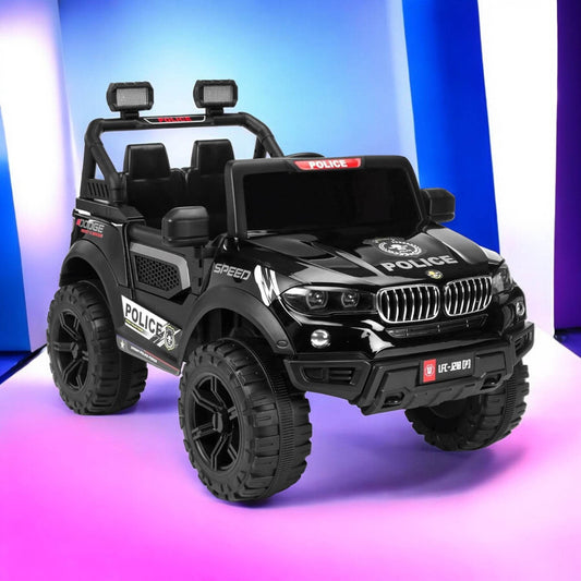 PATOYS | Eleanor Ride on Jeep SUV Police Car For upto 7 years kids Speed-888 - PATOYS