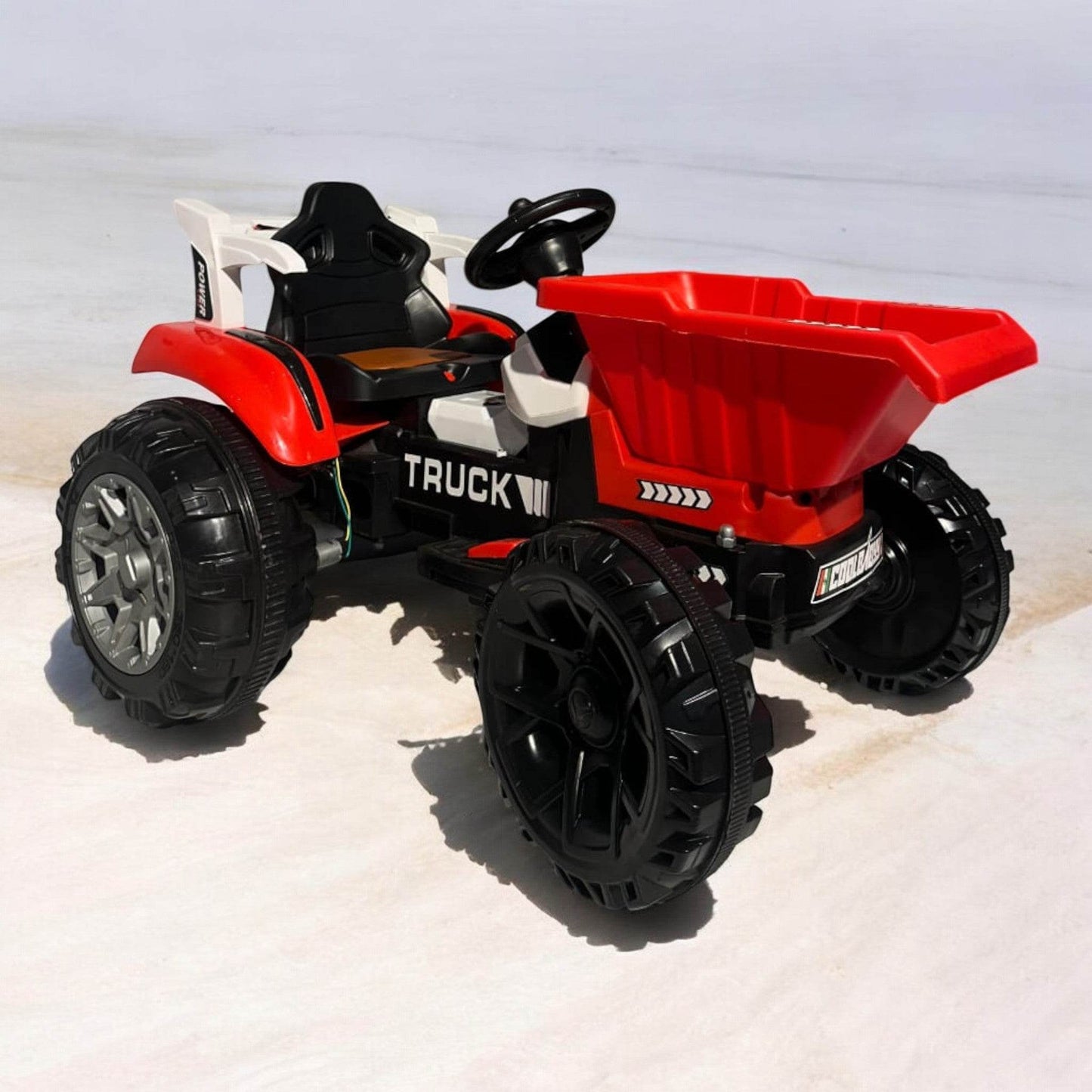 PATOYS | Engineering dump truck four-wheel electric walking tractor outdoor for kids - PATOYS