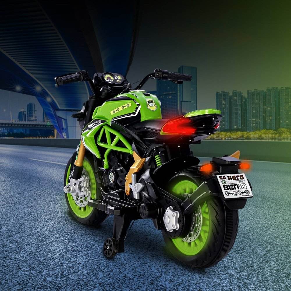 PATOYS | Exclusive Officially Licensed Ben 10 Big Ride-On Bike 12 Volt for Kids - PATOYS