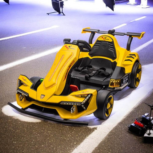 PATOYS | Go Kart for Kids - 24V Drift Cart with 300W Motors, EVA Tires & Seat Adjustment - PATOYS