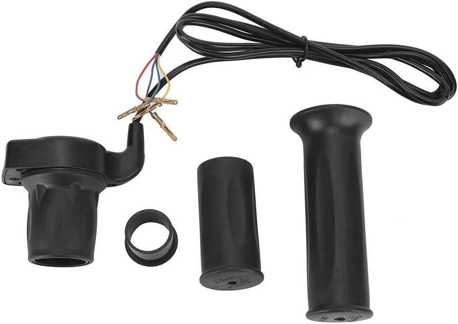 PATOYS Half-Twist Throttle Accelerator, 24V Assembly 4-Wire Hand Grip  Cable Set for Electric Scooter with Indicator