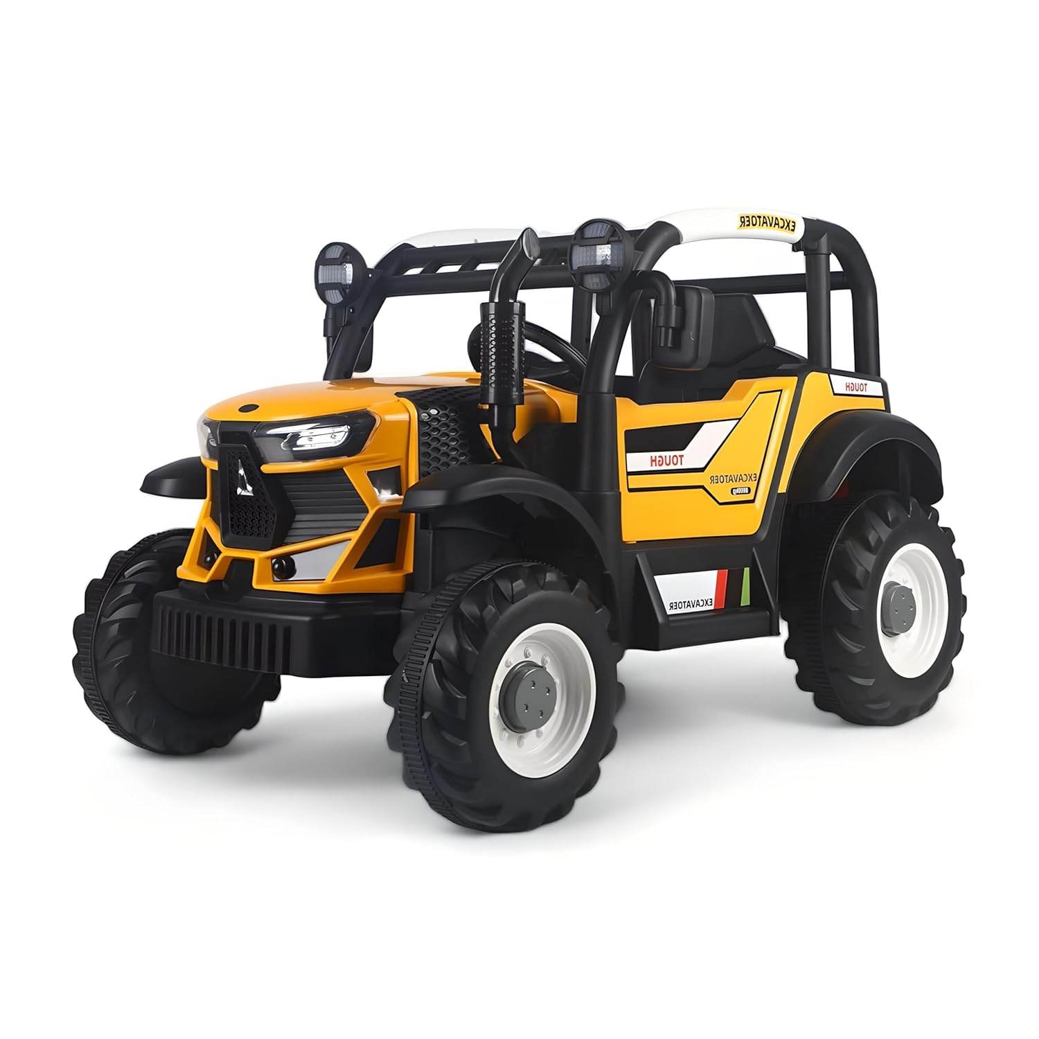 PATOYS Kids Electric Ride-On Premium Tractor with Dual Control