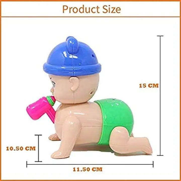 PATOYS Musical Cute Crawling Baby Toys with 3D Flashing Lights and Sounds with projector Children's Kids toy - PATOYS
