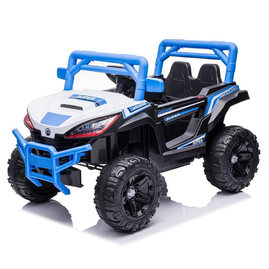 PATOYS | ATV Truck Jeep CL903 4-Wheeler Quad Battery Powered Toy Jeep for 3-6 Years Unisex Kids Blue Ride on Jeep PATOYS