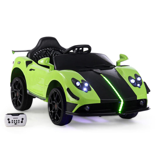 PATOYS | Battery Operated Ride On Car with Music and Lights | LFC-BDQ1589-Green - PATOYS