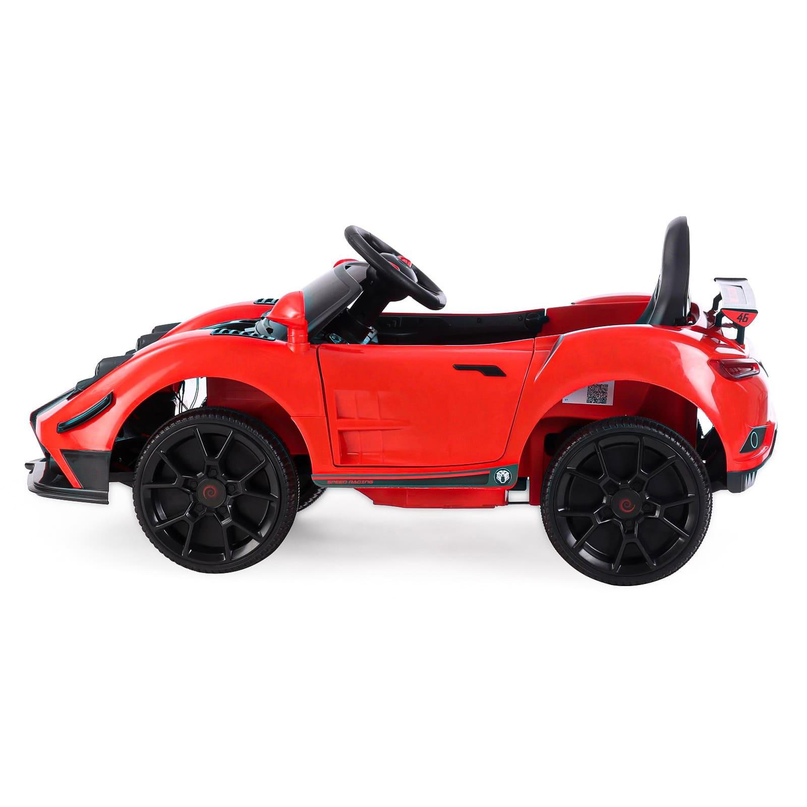 PATOYS | Battery Operated Ride On Car with Music and Lights | LFC-BDQ1589-Red - PATOYS