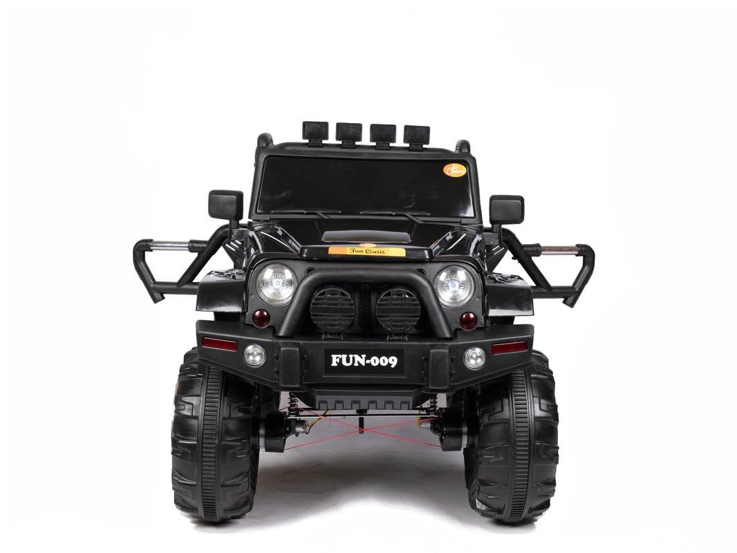 PATOYS | Kids Battery Operated 4x4 Big Size Jeep 12V Battery Jeep Battery Operated Ride On Jeep - PATOYS