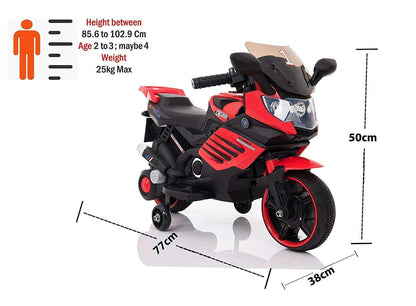 PATOYS | Super Sport Rechargeable 6V Battery Operated Ride-on Bike for kids upto 3 years - PATOYS