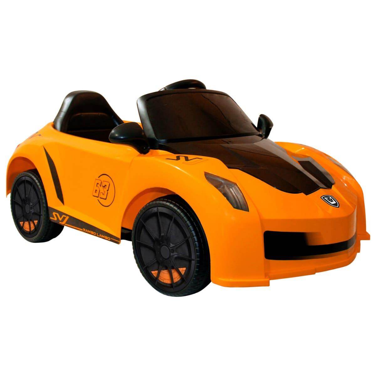 PATOYS Rambo-Lamboo Best Electric Car for Kids, Remote with Swing Function LFC-YKL-2688 Orange