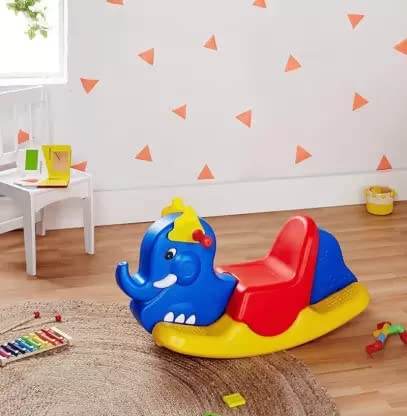 PATOYS | Ride-On Elephant Baby Rocking Ride on toys Multicolor - PATOYS