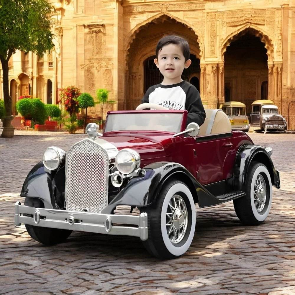 PATOYS | Rolls Royce Vintage Style Kids 12V Car 4x4 Ride-Ons Car - PATOYS