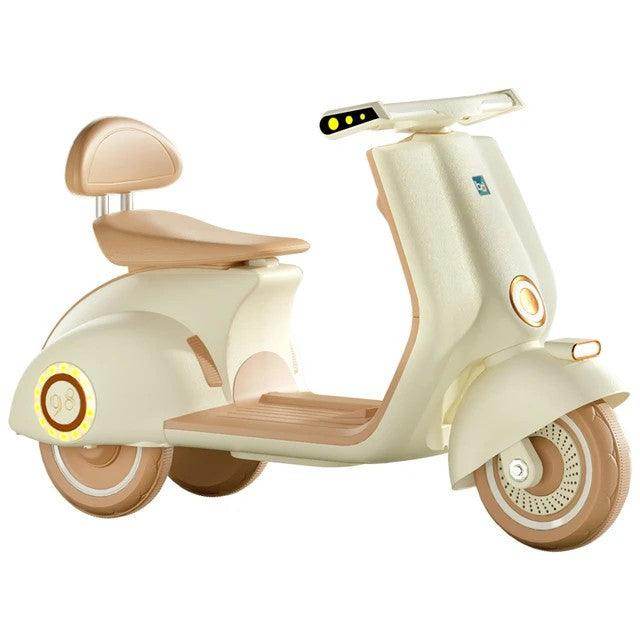 PATOYS Vespa Matte Finish Kids Bike Kids Motorcycle Battery Operated Ride On Scooty with remote PATOYS