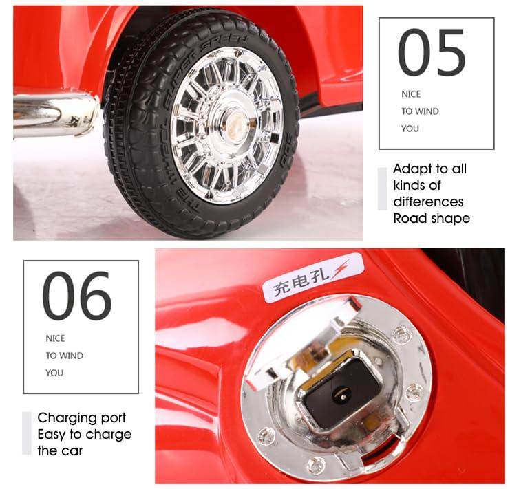 PATOYS | vintage electric cars Lovely design 6 volt kids ride on car up to 5 years - PATOYS