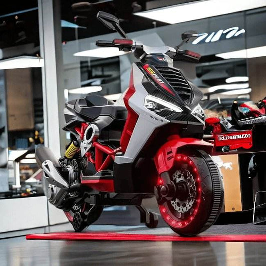 PATOYS | Zoom Into Fun: HSV6 Aprilia Le Kids Electric Scooty ride on Bike for kids - PATOYS