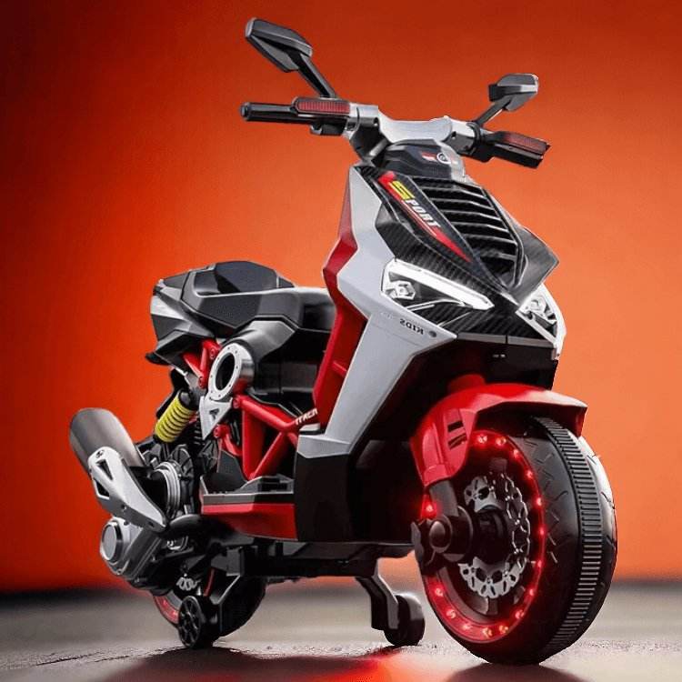 PATOYS Zoom Into Fun: HSV6 Aprilia Le Kids Electric Scooty Bike PATOYS