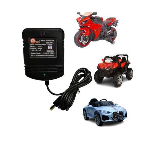 PATOYS | Heavy 6V Original charger with transformer for kids ride on toys, car, bike and jeep Replacement Parts PATOYS
