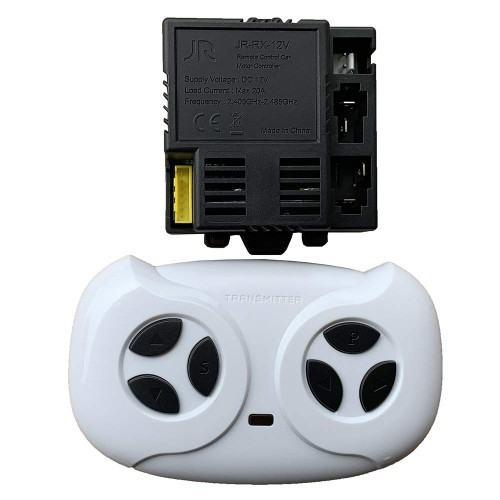 PATOYS | Yellow Four-Sided Socket JR-RX-12V Kids Powered Ride On Car 2.4G Bluetooth Remote Control And Receiver Kit Controller Control Box Replacement Parts PATOYS