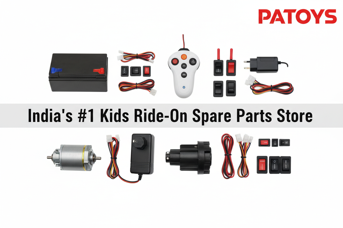 Where to Buy Kids Ride-On Spare Parts Online in India 2026 — PATOYS 250+ Genuine Parts