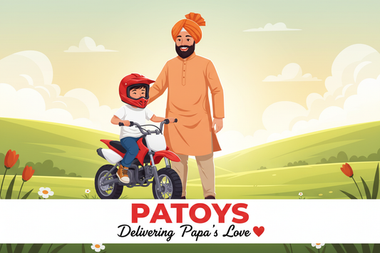 Electric vs Petrol Dirt Bike for Kids in India 2026 — Complete Comparison Guide by PATOYS