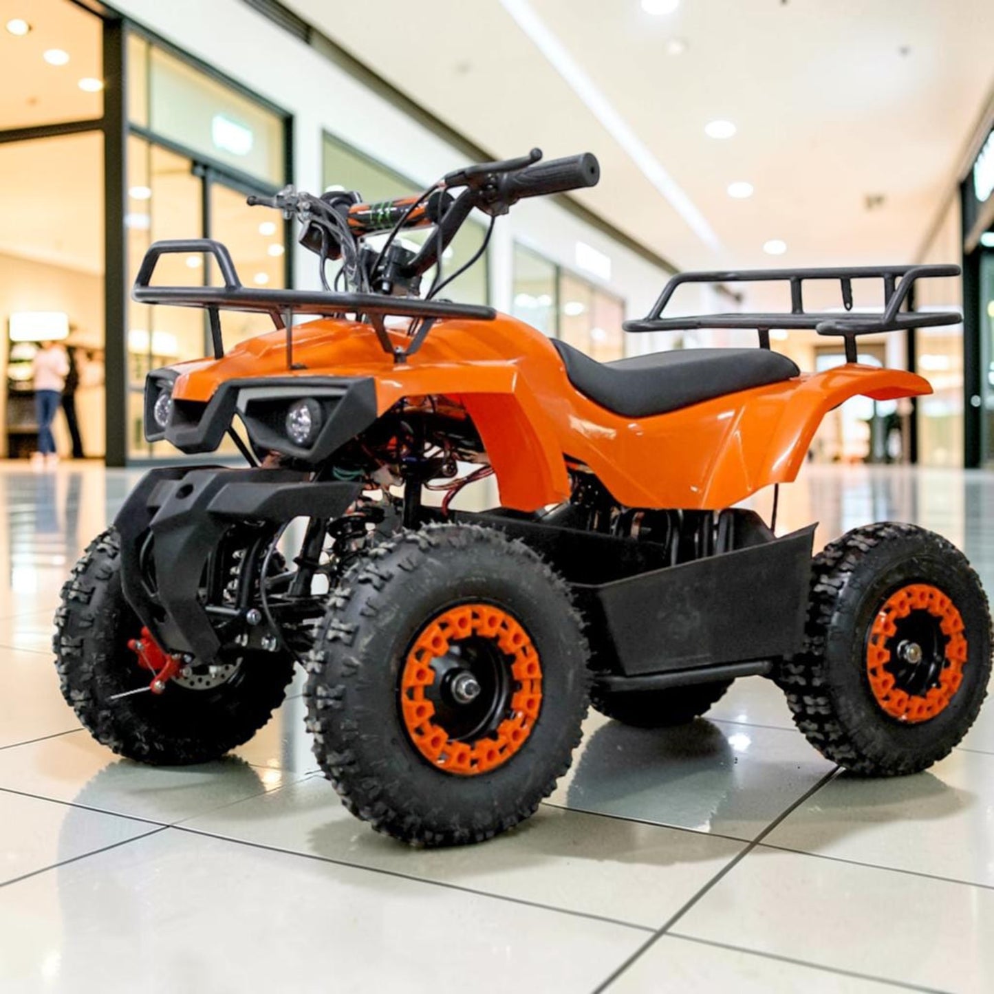 PATOYS | Kids MINI NEOPLUS ATV 36V/12Ah Battery Operated, Rechargeable ATV Beach Bike For Kids with Front/Rear Disk Brake | Age 7 to 14 Years (Multicolor)
