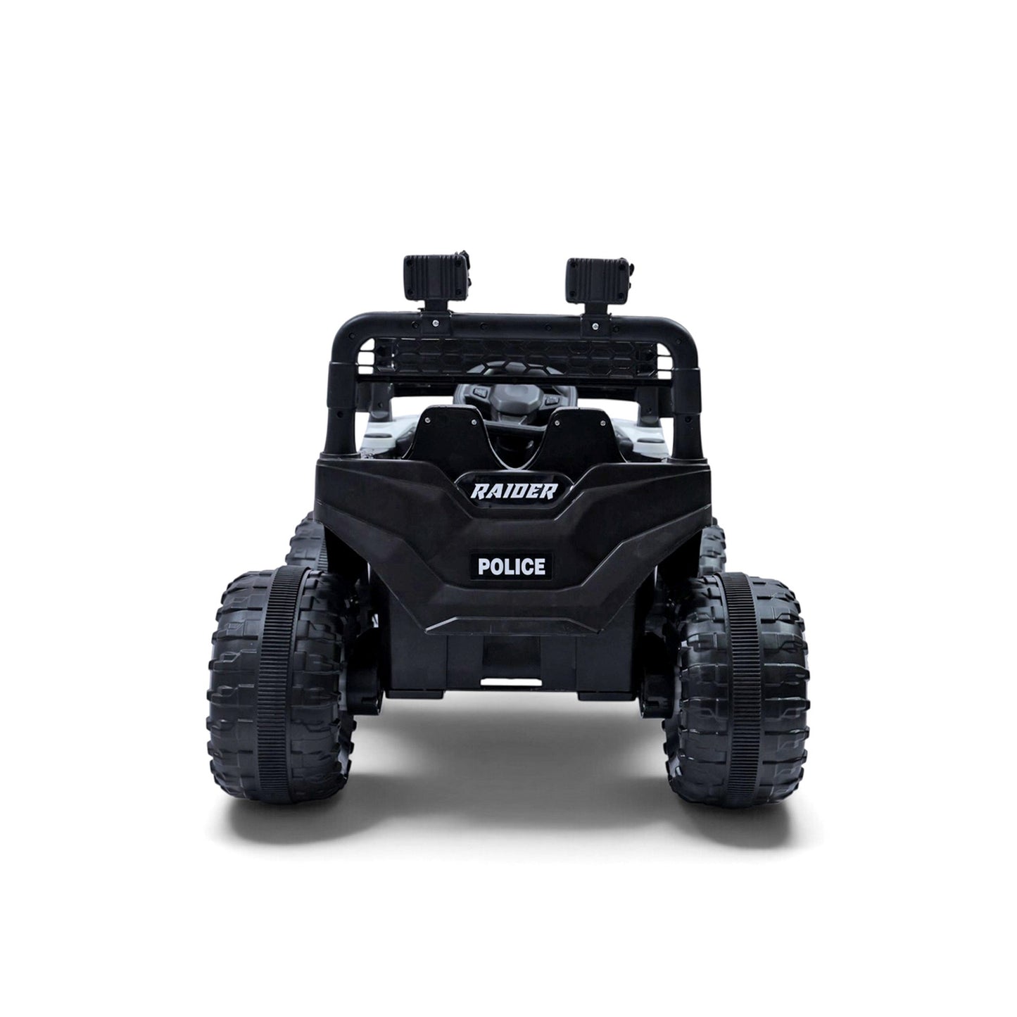 PATOYS | 12V Kids 4X4 Ride On Mercedes Style Police SUV | Model 518 (White)