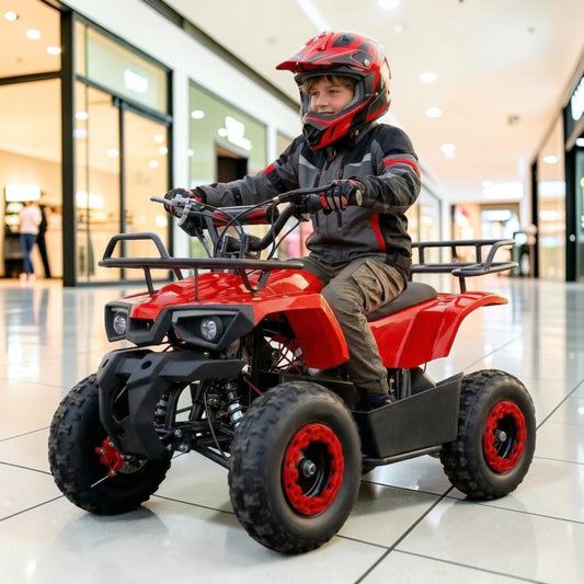 PATOYS | Kids MINI NEOPLUS ATV 36V/12Ah Battery Operated, Rechargeable ATV Beach Bike For Kids with Front/Rear Disk Brake | Age 7 to 14 Years (Multicolor)