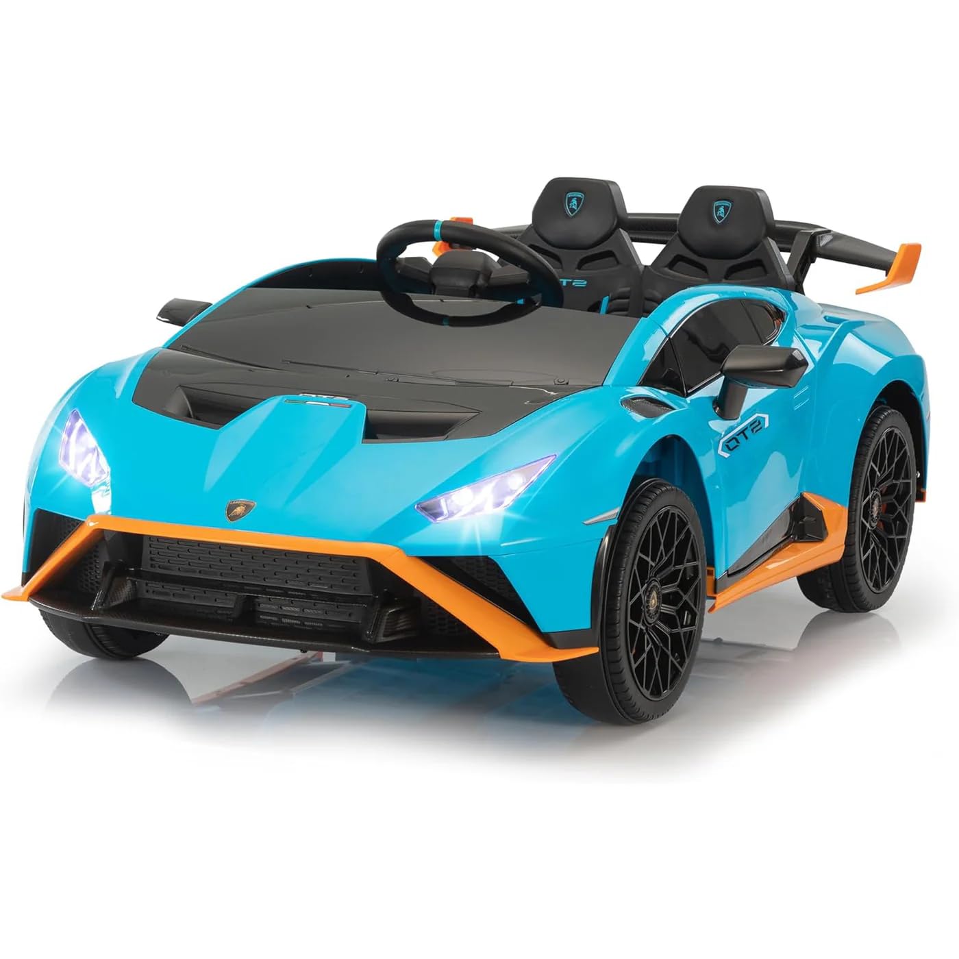 PATOYS | Kids Licensed Kids Rideon Car | Lamborghini | Manual Plus Remote Control | Kids Age - 1-5