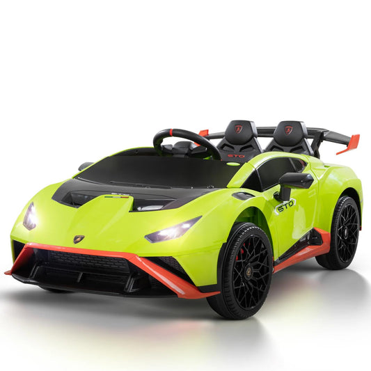 PATOYS | Kids Licensed Kids Rideon Car | Lamborghini | Manual Plus Remote Control | Kids Age - 1-5