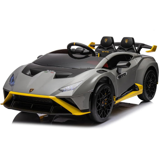 PATOYS | Kids Licensed Kids Rideon Car | Lamborghini | Manual Plus Remote Control | Kids Age - 1-5