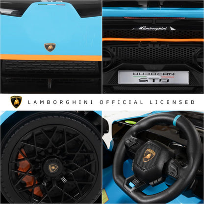 PATOYS | Kids Licensed Kids Rideon Car | Lamborghini | Manual Plus Remote Control | Kids Age - 1-5