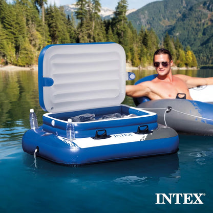 PATOYS | Intex Mega Chill II Inflatable Floating Cooler 72 Can Beverage Cooler Float - 58821EP