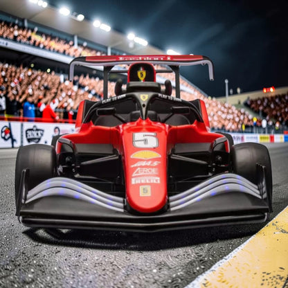 PATOYS | F1 Champion Kids Ride-On Car | Electric Racing Kart for Children | Ages 3-8 Years
