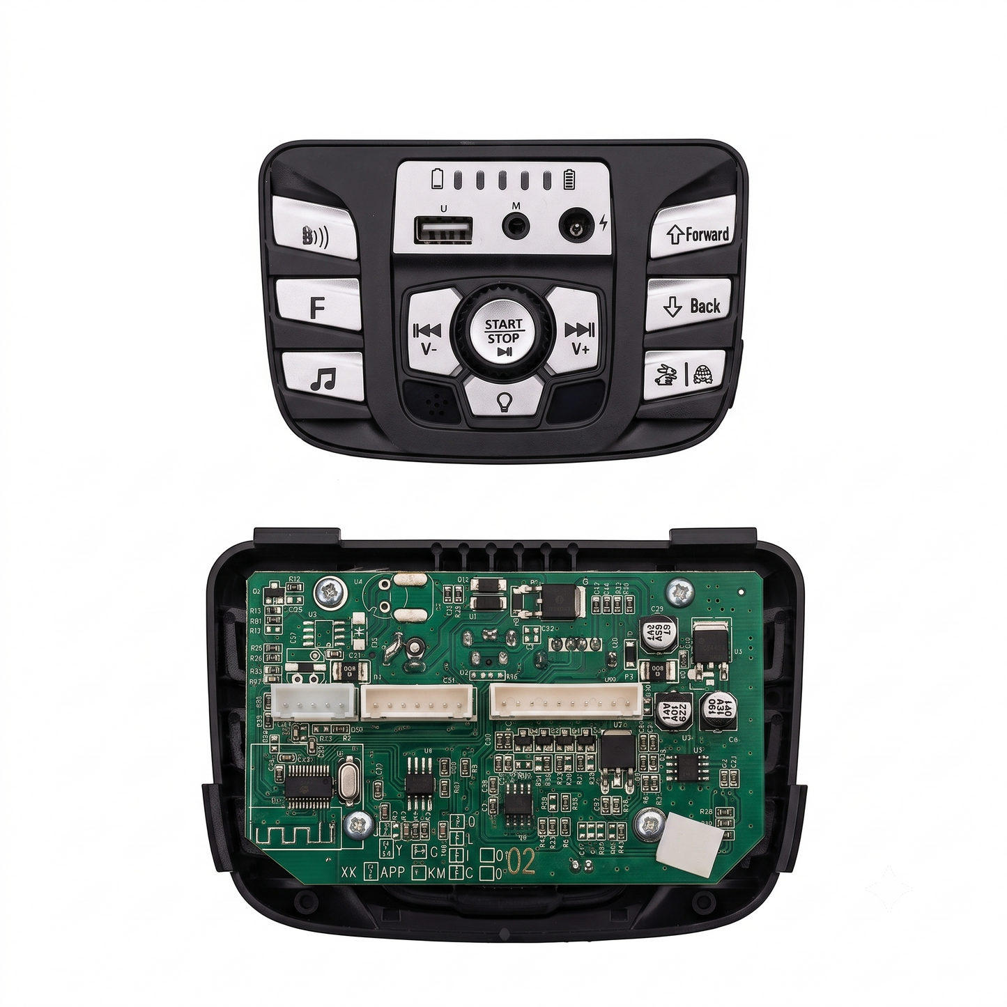 PATOYS | ZK-12V-HB 12V PCB Multifunctional Central Control Panel Of Children's Electric Ride On Car Replacement Parts