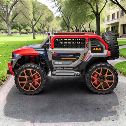 PATOYS | 2026 Dual Seater BMW type SUV Kids Jeep | 4 Motor 12V Battery | BXM5RR - PATOYS
