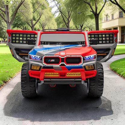 PATOYS | 2026 Dual Seater BMW type SUV Kids Jeep | 4 Motor 12V Battery | BXM5RR - PATOYS