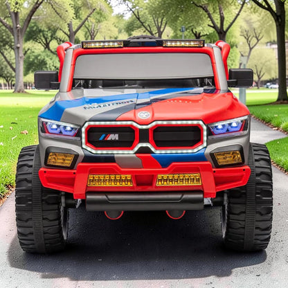 PATOYS | 2026 Dual Seater BMW type SUV Kids Jeep | 4 Motor 12V Battery | BXM5RR - PATOYS