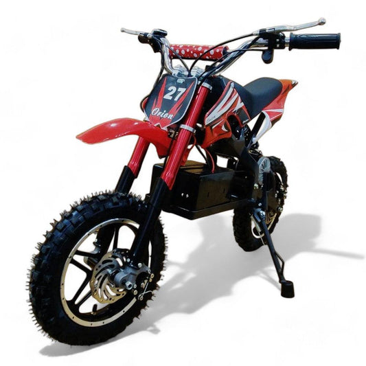 PATOYS | 24v battery operated mini dirt bike for upto 12 years kids multiclor Red Ride on Bike PATOYS