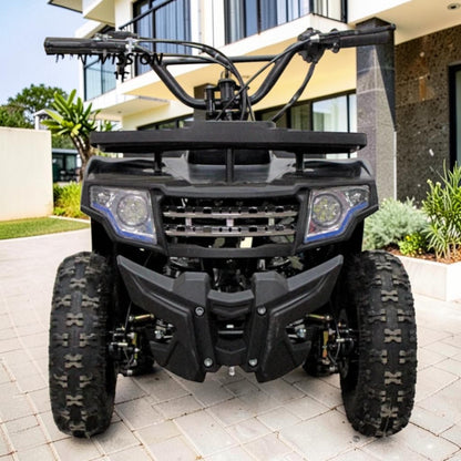 PATOYS | 50CC Mini Mouzer ATV | 2-Stroke Petrol | 45km/h | Kids & Beginners | Black - PATOYS