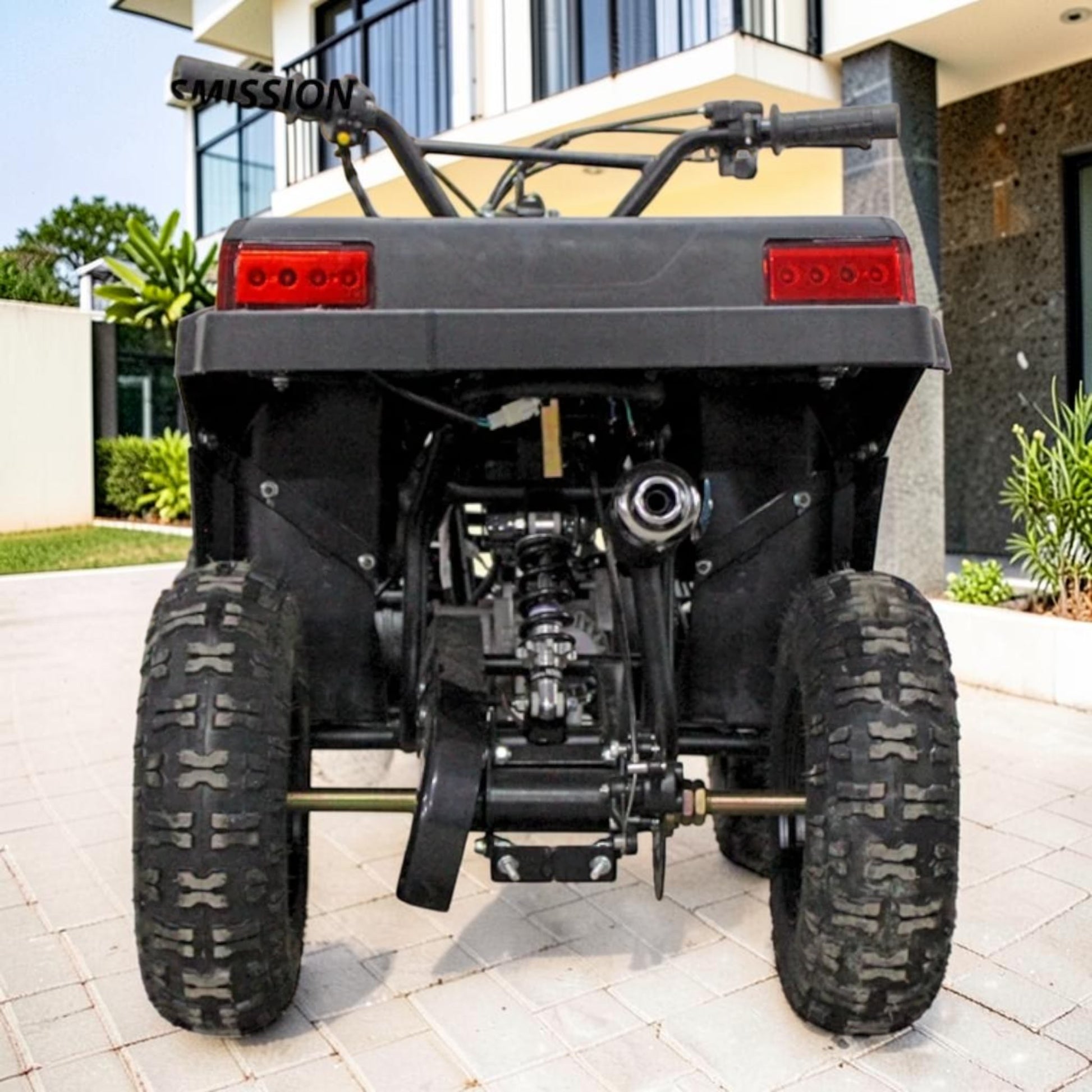 PATOYS | 50CC Mini Mouzer ATV | 2-Stroke Petrol | 45km/h | Kids & Beginners | Black - PATOYS