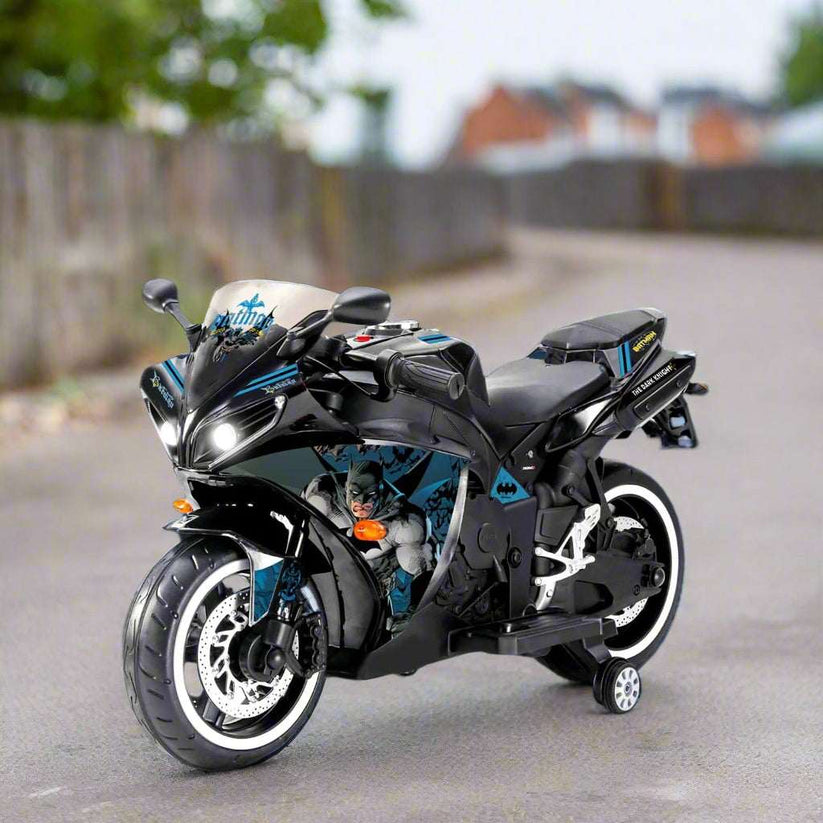 PATOYS | Batman Licensed Electric Ride-On Bike 12V for Kids 3-8 Years