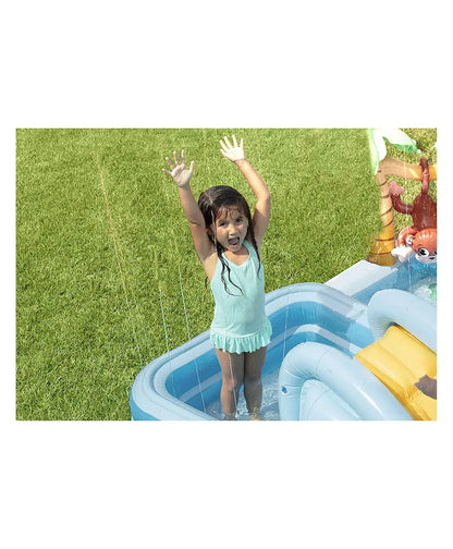 PATOYS | Intex | Jungle Adventure Inflatable Play Center w/ Slide - 57161EP - PATOYS